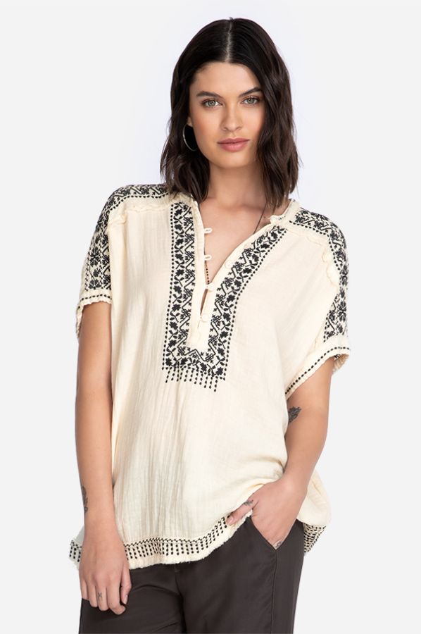 BRUNAY GAUZE BLOUSE p18820-3_tusk_1.jpg
